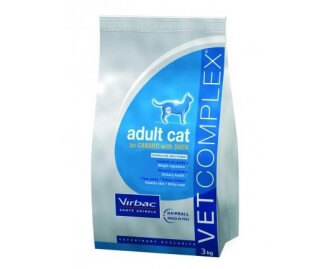 Virbac VETCOMPLEX Cat erwachsenen Ente Kroketten für Katzen