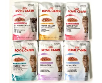 6 unidades Royal Canin comida húmeda 85grs