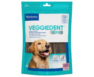 Virbac Veggiedent snack für Zahnhygiene für Hunde